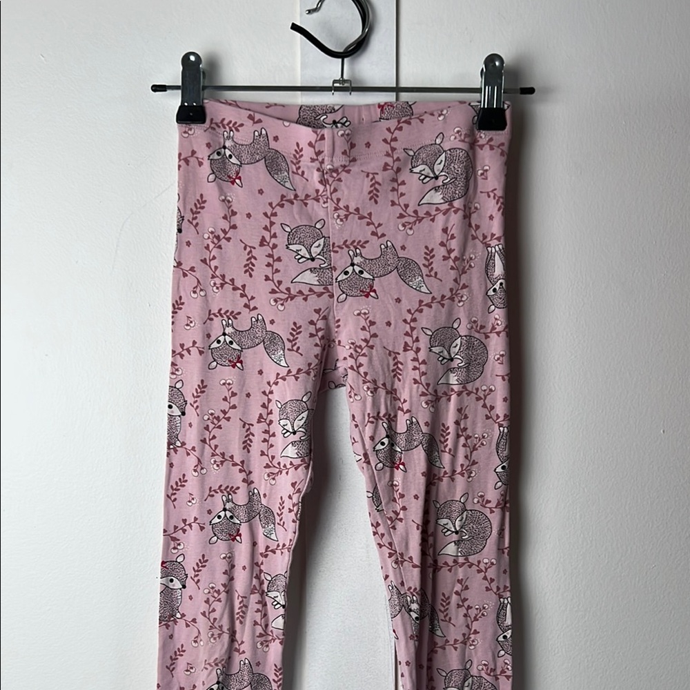 H&M Kids Pink Pajama pants with cute Fox Print